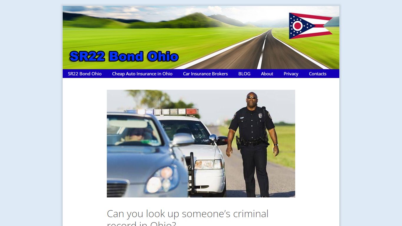 Can you look up someone’s criminal record in Ohio?